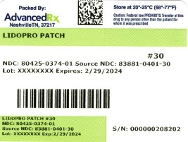 LidoPro Patch packaging