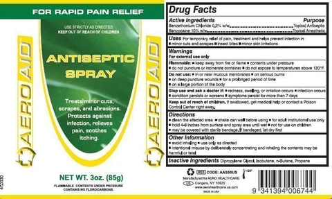 Aeroaid Antiseptic First Aid 포장