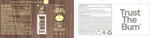 Sun Bum Sunscreen Lip Balm Broad Spectrum SPF 30 Banana 포장