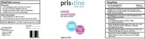 Hand Sanitizer packaging