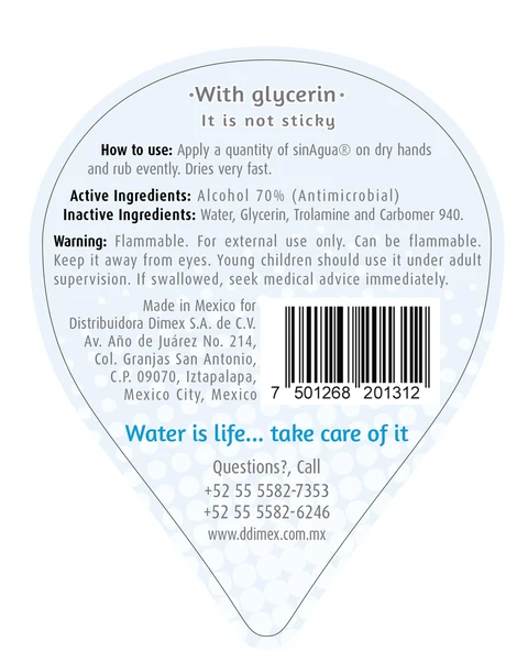 Hand Sanitizer packaging