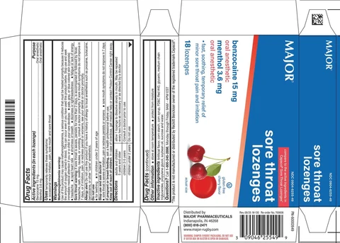 Sore Throat LogenzesSore Throat packaging