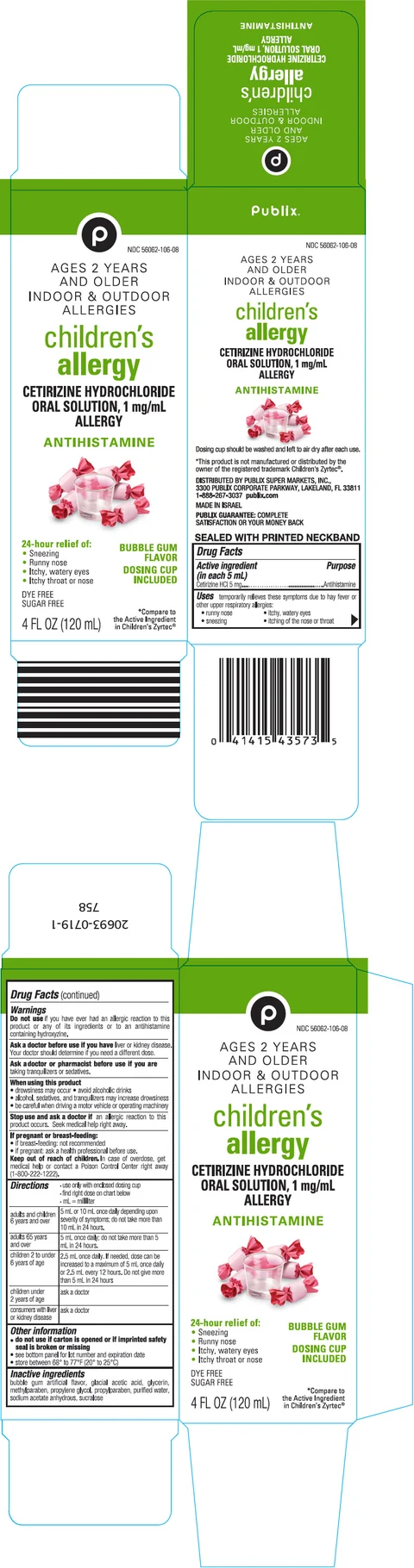 Childrens Allergy packaging