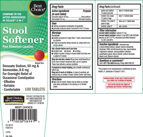 Stool Softener Laxative packaging