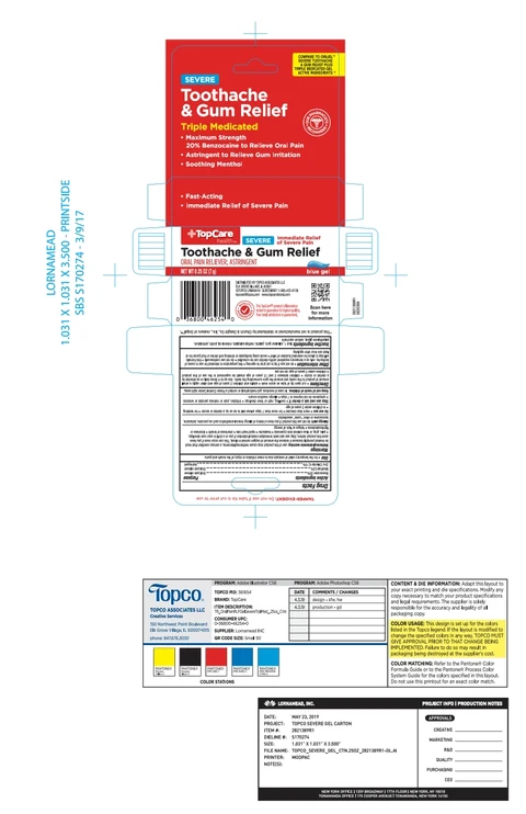 Severe Triple Medicated Gel 포장