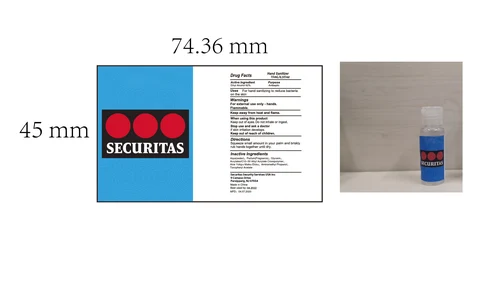 SECURITAS HAND SANITIZER 15ML 포장