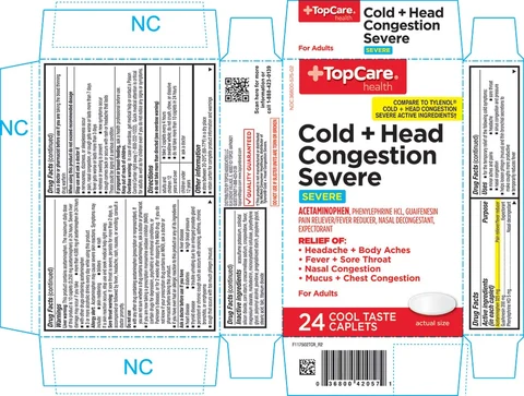 Cold and Head Congestion Severe 포장
