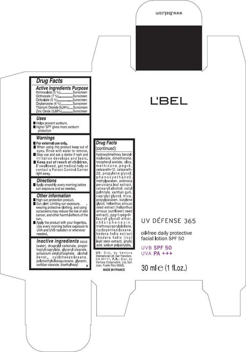 LBEL UV DEFENSE 365 packaging