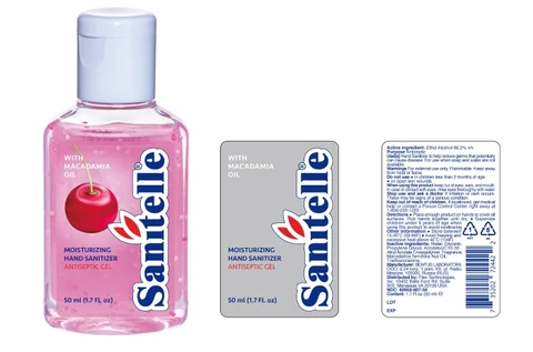 Sanitelle Moisturizing Hand Sanitizer with Macadamia Oil 포장