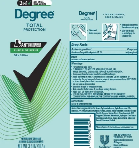 Degree Total Protection 포장