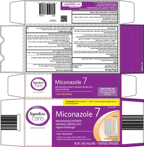 signature care miconazole 7 포장