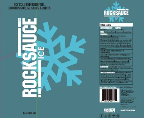 RockSauce ICY COLD PAIN RELIEF packaging