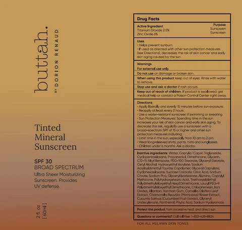 TINTED MINERAL SUNSCREENSPF-30 포장