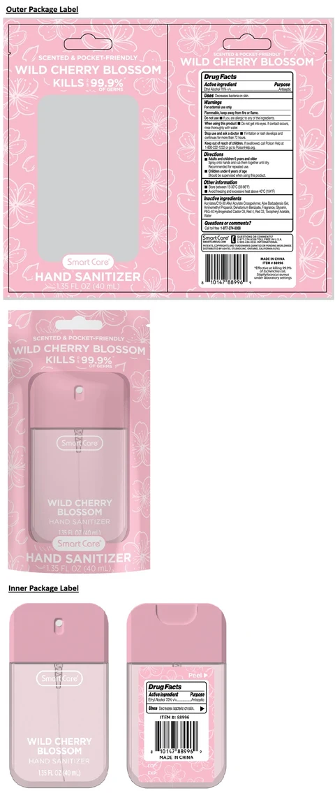 Smart Care WILD CHERRY BLOSSOM HAND SANITIZER 포장