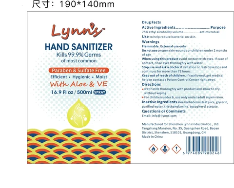 Hand Sanitizer 포장