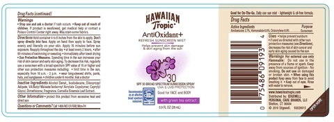 Hawaiian Tropic packaging