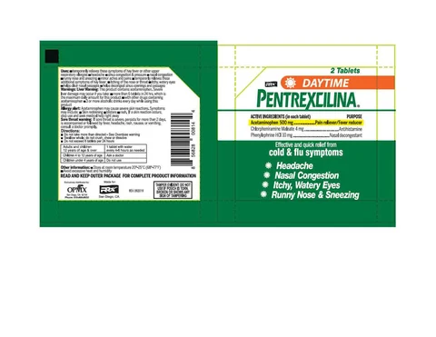 Acetaminophen, Chlorpheniramine Maleate, Phenylephrine HCl 포장