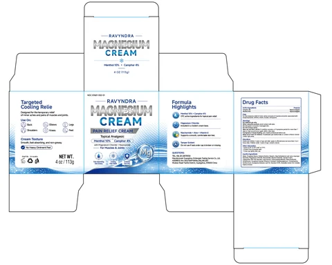 RAVYNDRA Magnesium Cream 포장