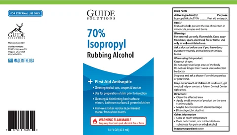 70% Isopropyl Rubbing Alcohol 포장