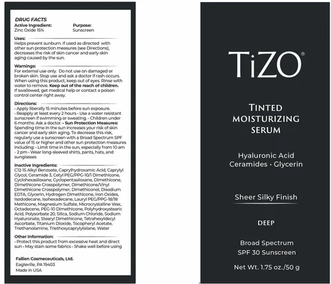 TiZO Tinted Moisturizing Serum - Deep packaging