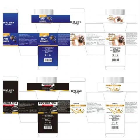 Hair Cream packaging