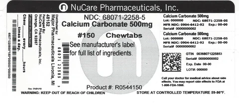 Calcium CarbonateAssorted Flavors 포장