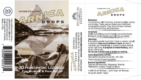 Homeopathic Arnica Drops 포장