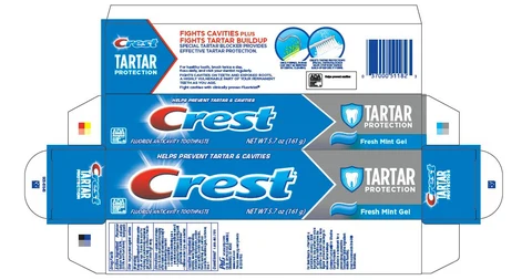 Crest Tartar ProtectionFresh Mint Gel 포장