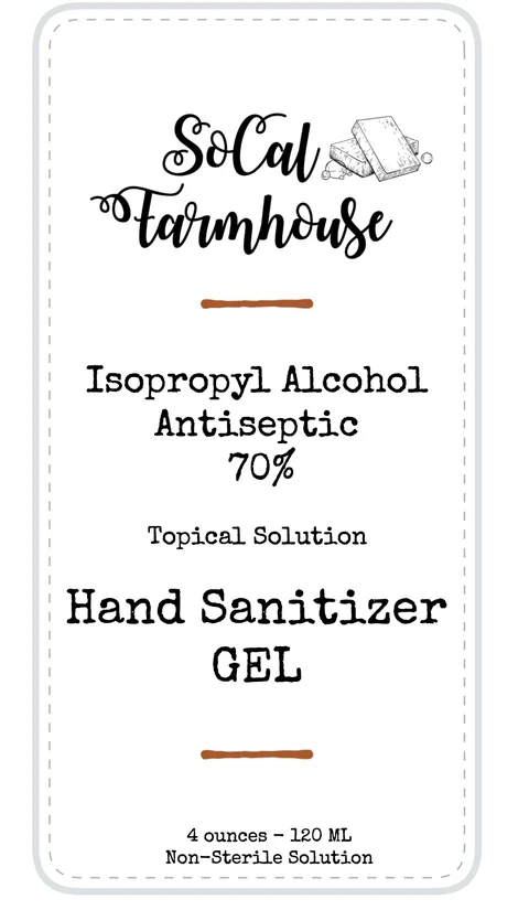 SoCal Farmhouse Gel Hand Sanitizer 포장