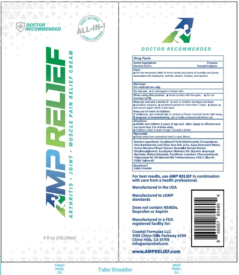 AMP RELIEF Pain Relief Cream 포장