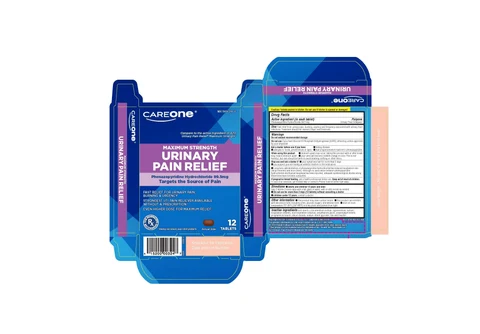 Care One Maximum Strength Urinary Pain Relief 포장