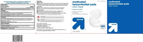 Up and Up Medicated Hemorrhoidal Pads 포장
