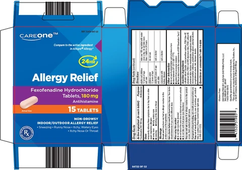 careone allergy relief 포장