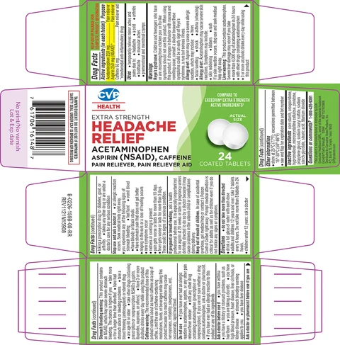 Headache ReliefExtra Strength packaging