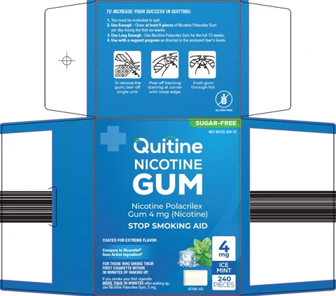 Quitine Nicotine 포장