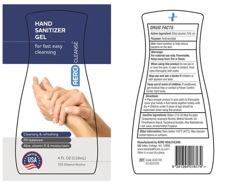 AeroCleanse Hand Sanitizer 포장
