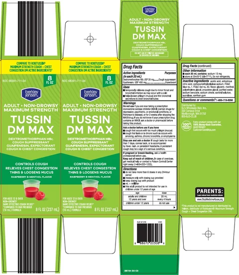 Berkley and Jensen Tussin DM Max 포장