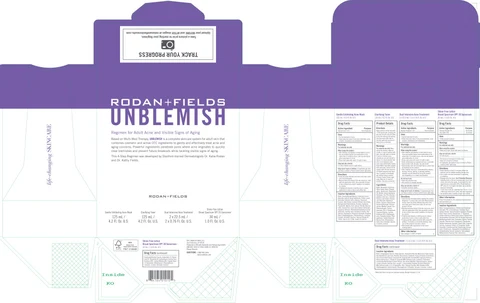UNBLEMISH Regimen for Acne, Blemishes and Breakouts 포장