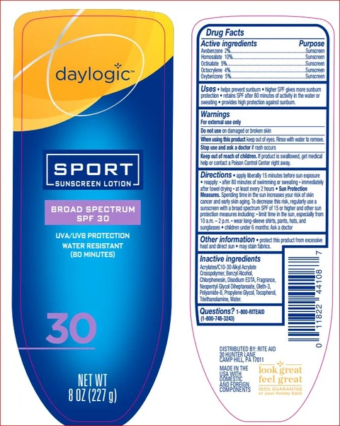 Sport Sunscreen SPF 30Daylogic packaging