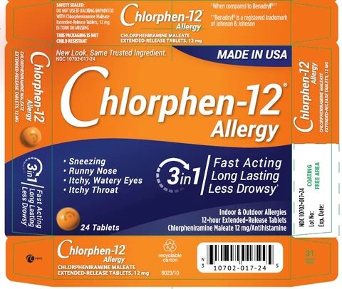 Chlorphen-12 packaging
