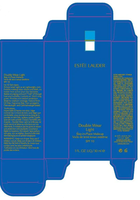 DOUBLE WEAR LIGHT STAY IN PLACE MAKEUP SPF 10 포장