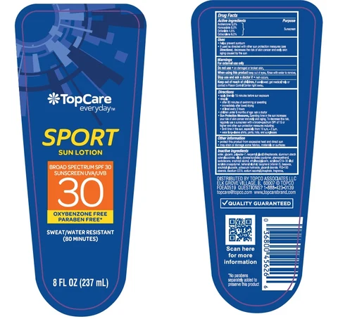 TopCare Everyday Sport Sun Broad Spectrum SPF 30 packaging