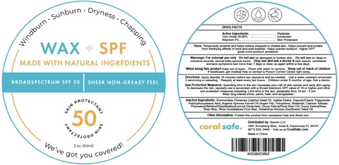 Wax SPF 50 packaging