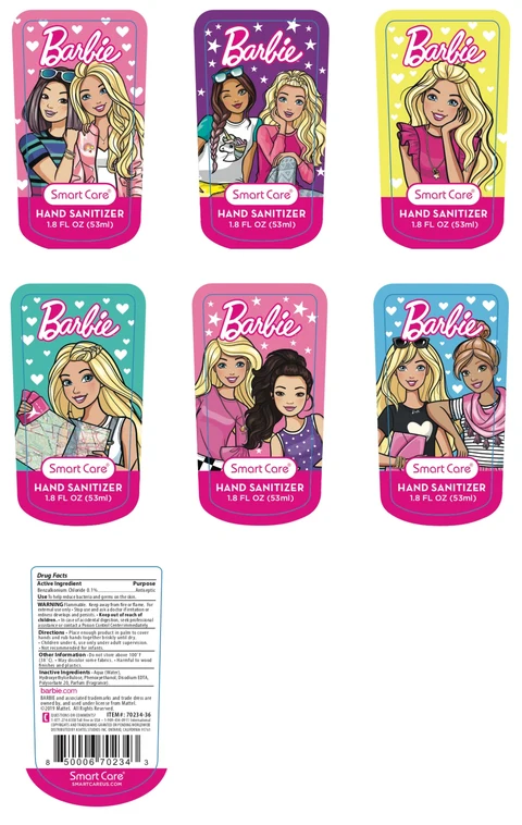 Barbie Hand Sanitizer 포장