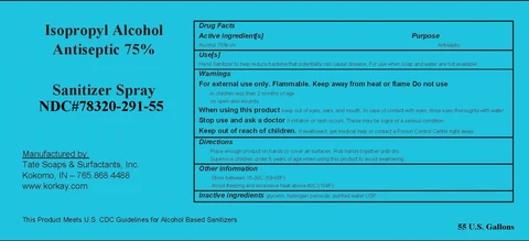 Korkay Sanitizer packaging