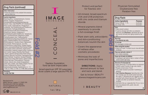 I Conceal Flawless Foundation Broad Spectrum SPF 30 Sunscreen Natural 포장