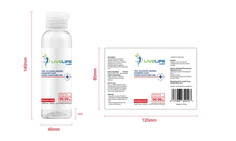 ALCOHOL-BASED DISINFECTANT HAND SANITIZER 포장