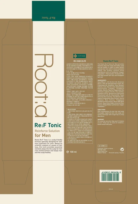 Roota Re F Tonic packaging