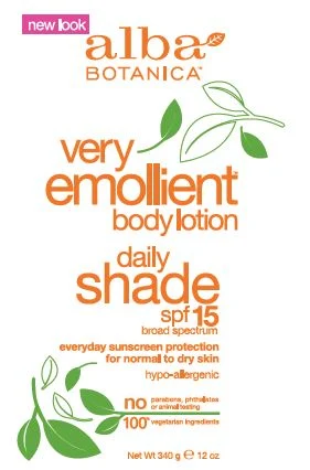 Very Emollient Body Daily Shade SPF15 포장
