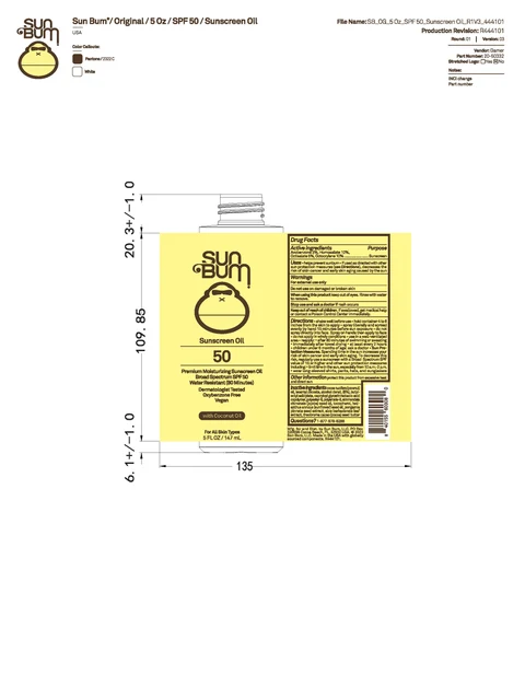 Sun Bum Sunscreen Oil 50 5 OZ 포장